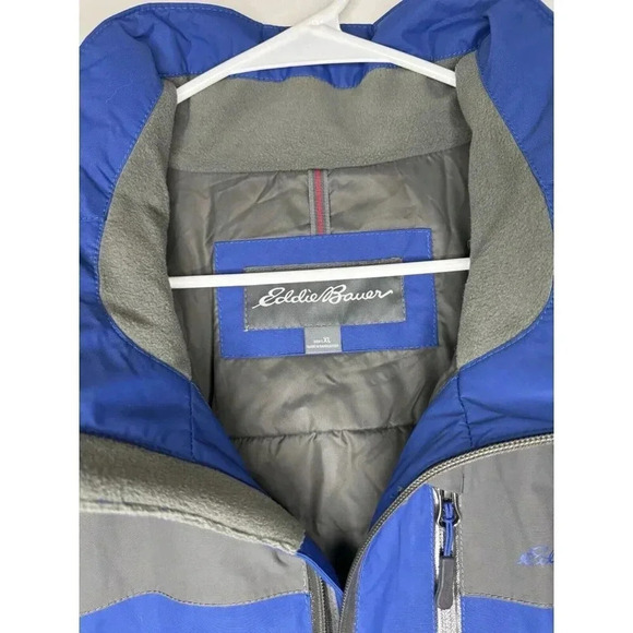 EDDIE BAUER Weatheredge Waterproof Wind Rain Mens Full Zip Jacket XL Outdoor Ski - Picture 4 of 9